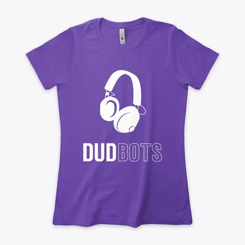 Dudbots | White Logo