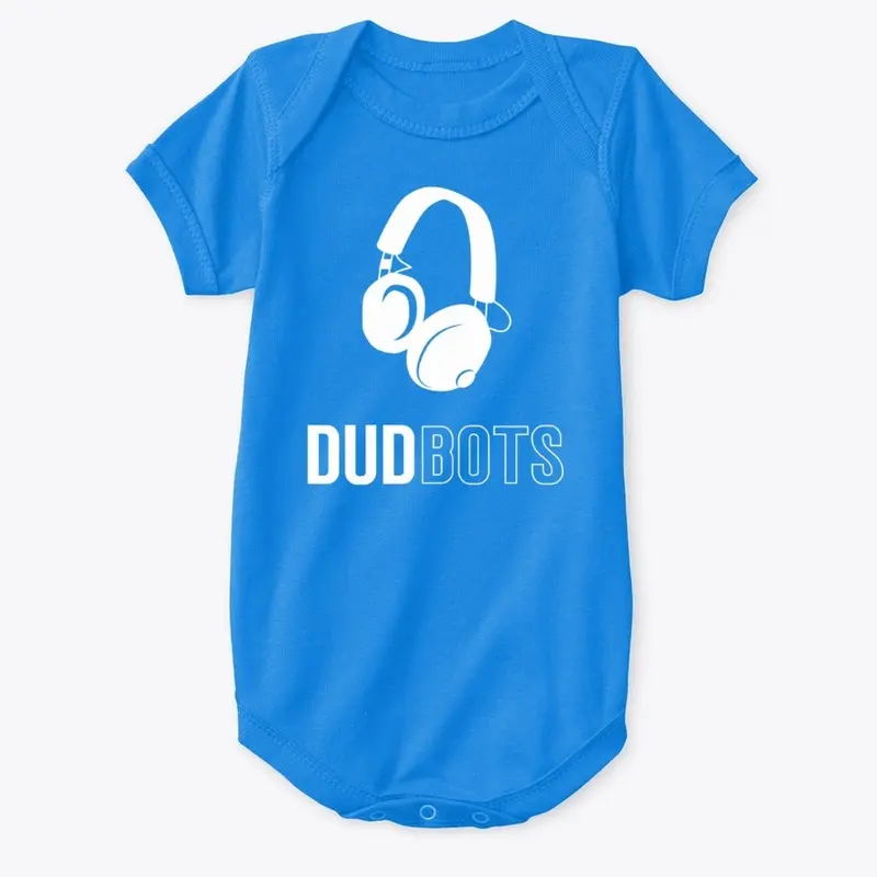 Dudbots | White Logo