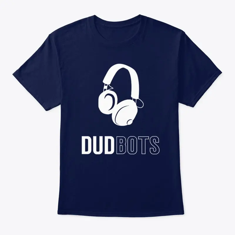 Dudbots | White Logo