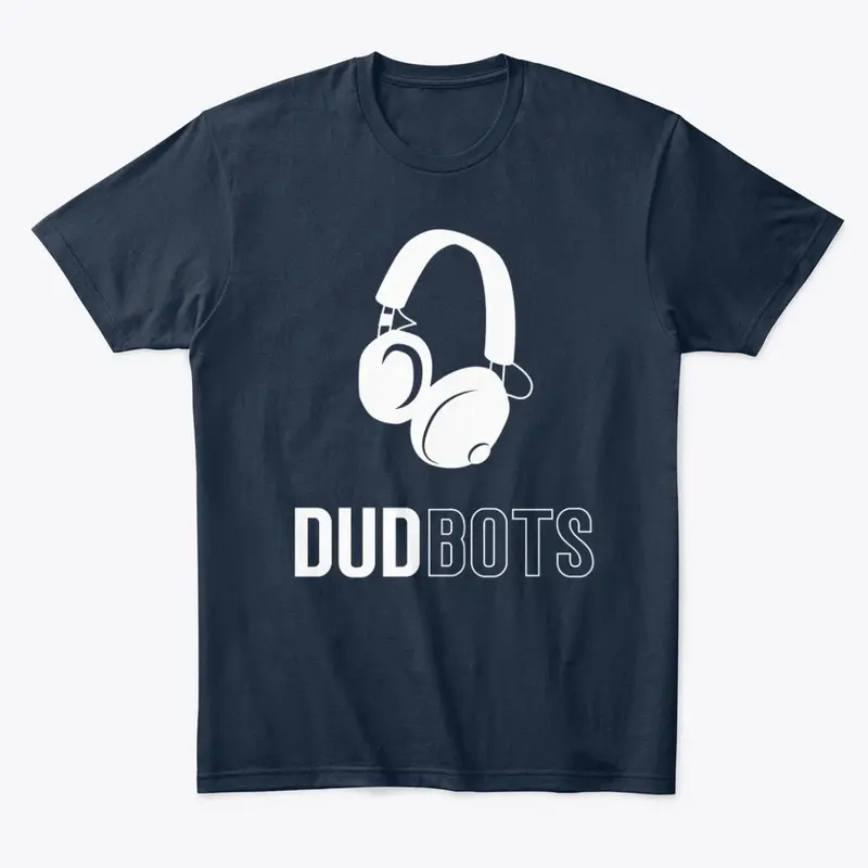 Dudbots | White Logo