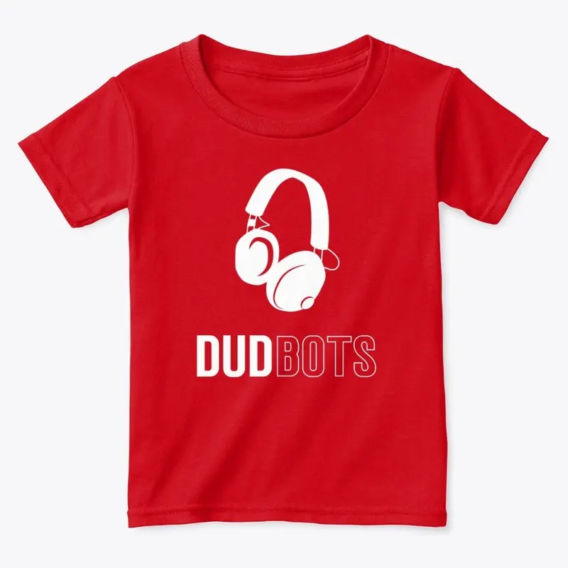 Dudbots | White Logo