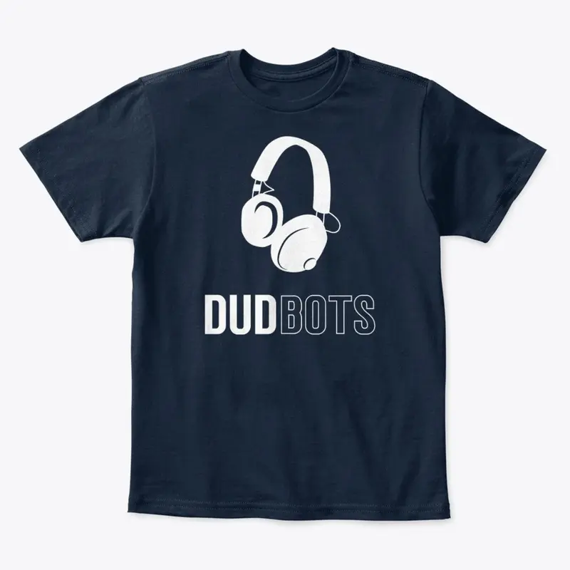 Dudbots | White Logo