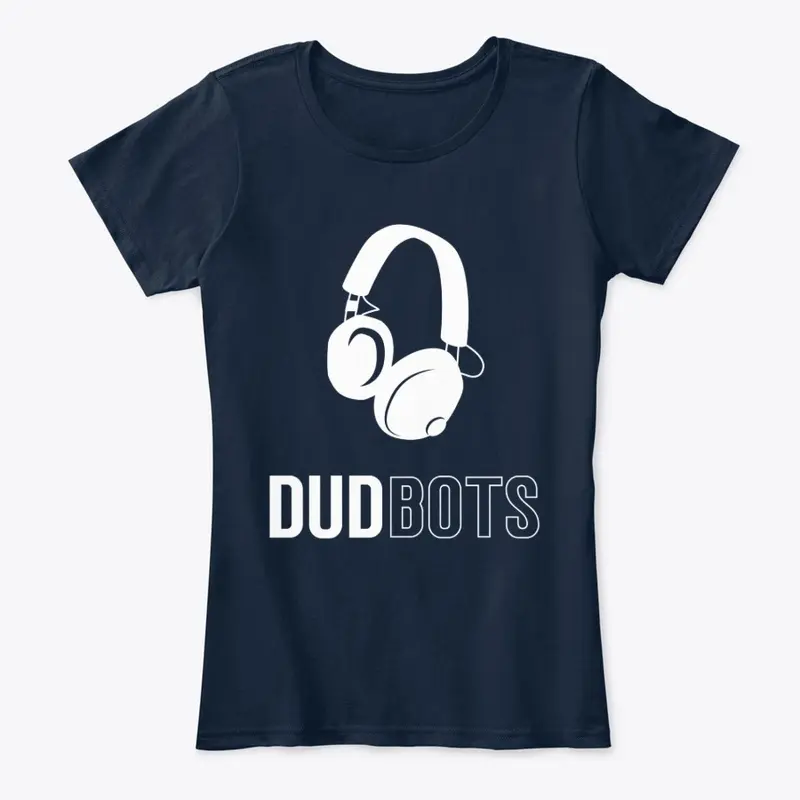 Dudbots | White Logo