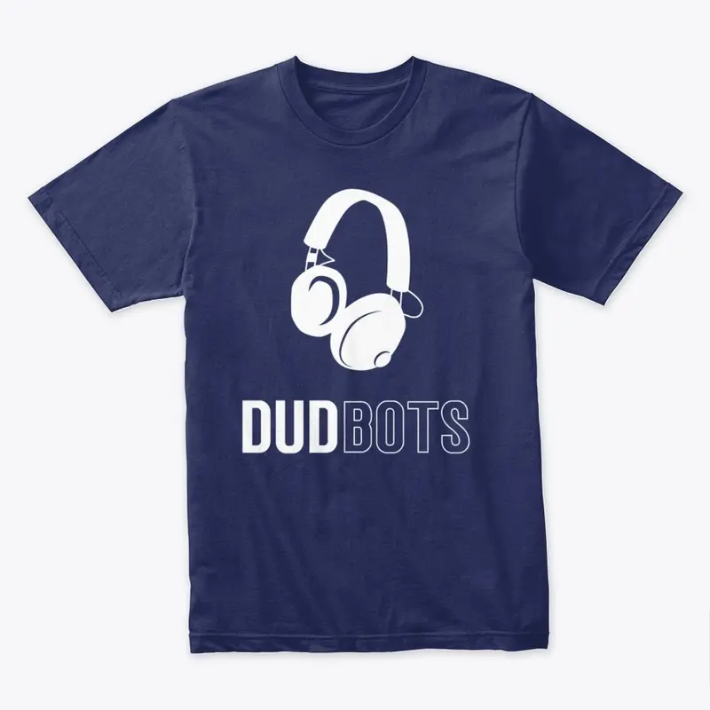 Dudbots | White Logo