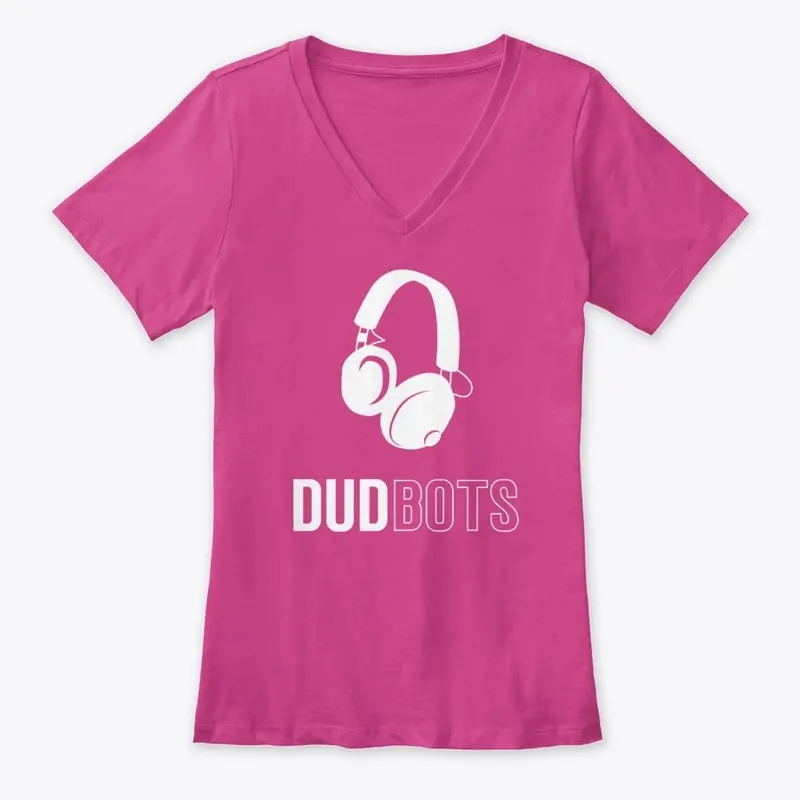 Dudbots | White Logo